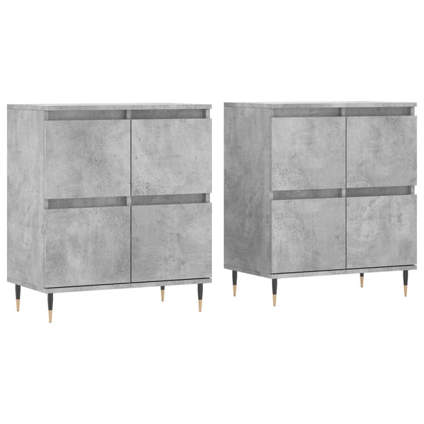 Betongraue Kommoden Gaiser (2 Stück Holz)