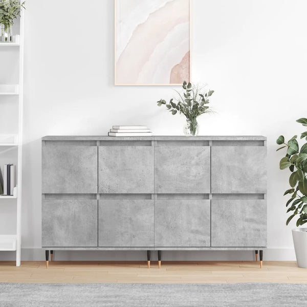 Betongraue Kommoden Gaiser (2 Stück Holz)
