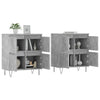 Betongraues Sideboard Tabarce (2-teilig, Holz)