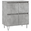 Betongraues Sideboard Tabarce (2-teilig, Holz)