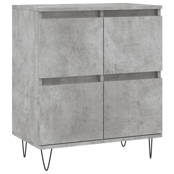 Betongraues Sideboard Tabarce (2-teilig, Holz)