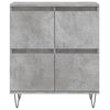 Betongraues Sideboard Tabarce (2-teilig, Holz)