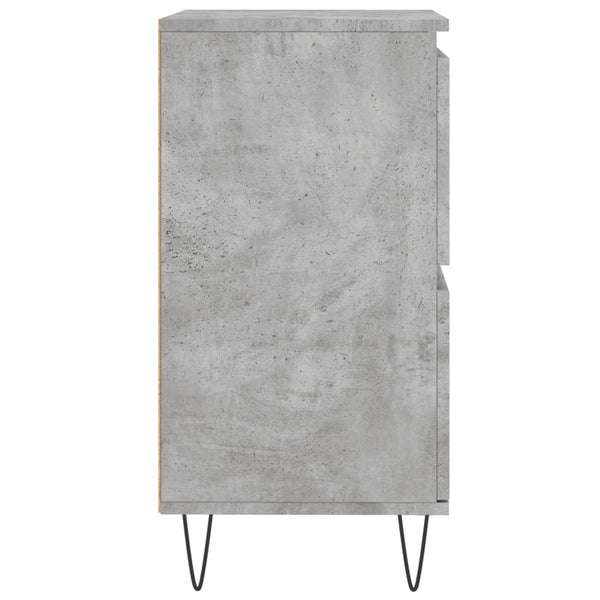 Betongraues Sideboard Tabarce (2-teilig, Holz)