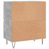 Betongraues Sideboard Tabarce (2-teilig, Holz)
