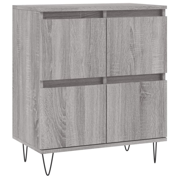 Graue Kommoden Tabarce (2 Stück Sonoma Holz)