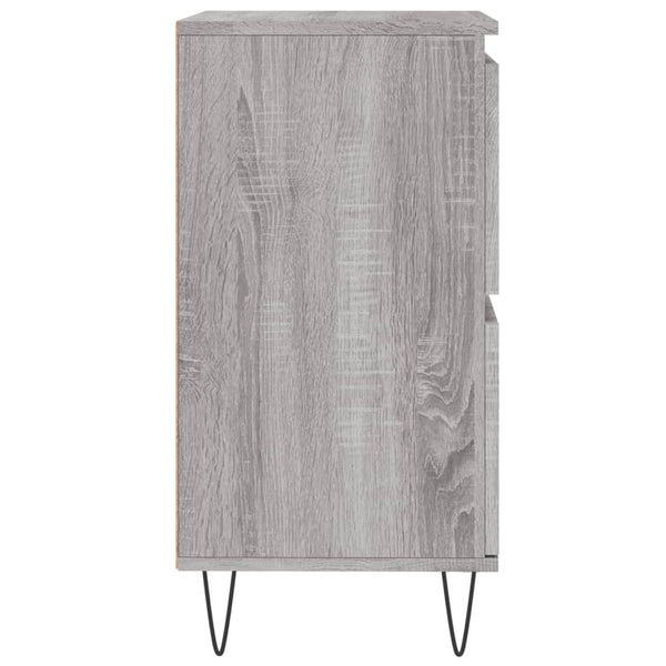 Graue Kommoden Tabarce (2 Stück Sonoma Holz)