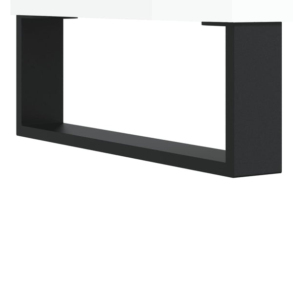 Weiße Sideboards Dorice (2 St. Hochglanz Holz)