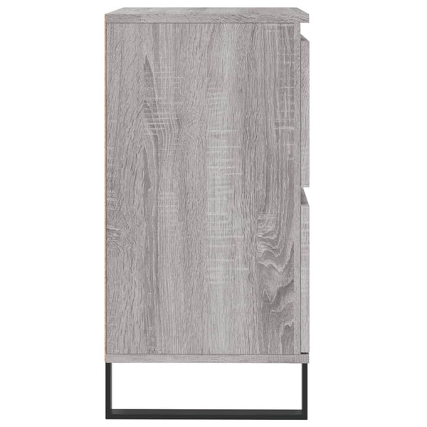 Graue Anrichte Dorice (2-teilig Sonoma Holz)