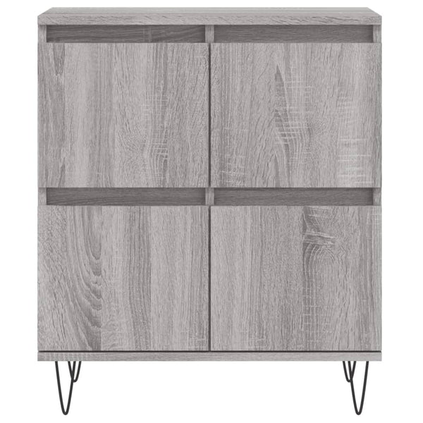 Grauer Wäscheschrank Tabarce (3 Stück Sonoma Holz)