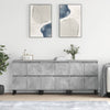 Betongraues Sideboard Dorice (3 Holzteile)
