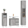 Graues Badezimmermöbel-Set Clelia (3-teilig, Sonoma-Holz)