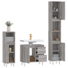 Graues Badezimmermöbel-Set Clelia (3-teilig, Sonoma-Holz)