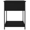 Schwarze Nachttische Strajeru 44x45x58cm (2 Stk. aus Holz)