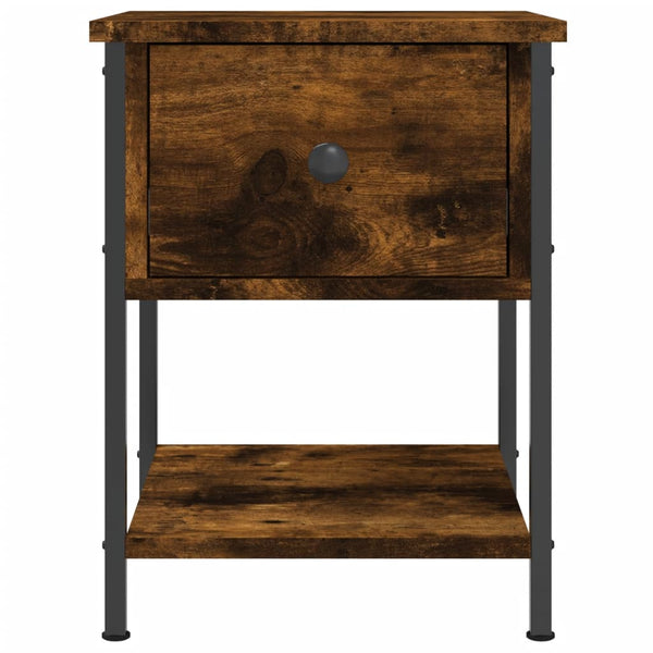 Nachttisch Septimia 34x35,5x45cm Wildeiche (Holz)