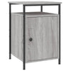Graue Nachttische Zefir 40x42x60cm (2 Stk. Sonoma-Holz)