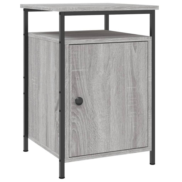 Graue Nachttische Zefir 40x42x60cm (2 Stk. Sonoma-Holz)