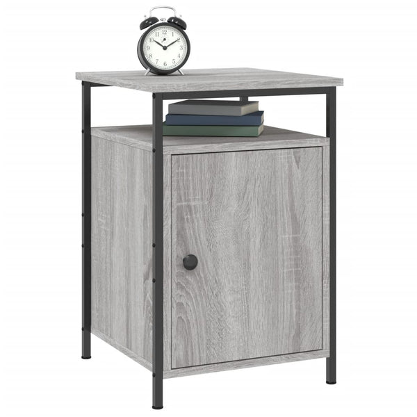 Graue Nachttische Zefir 40x42x60cm (2 Stk. Sonoma-Holz)