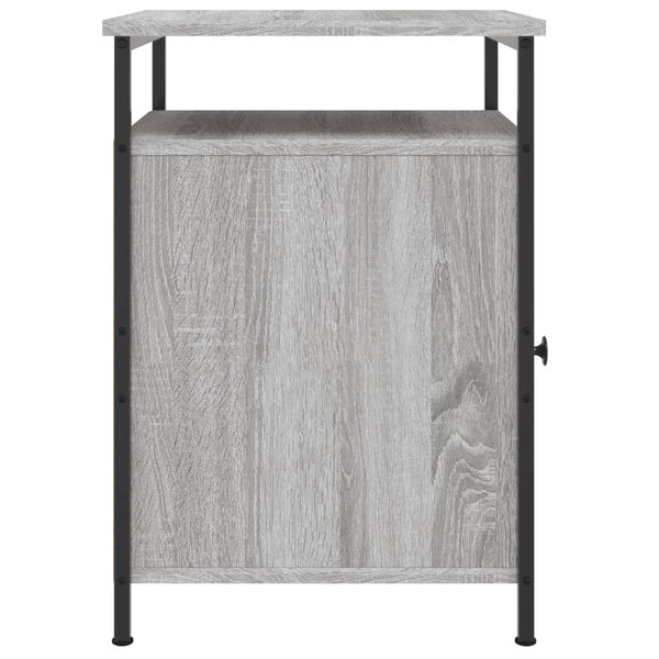 Graue Nachttische Zefir 40x42x60cm (2 Stk. Sonoma-Holz)