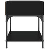 Schwarze Nachttische Ianula 40x41x50cm (2er Set Holz)