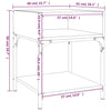 Nachttisch Savutammi Ianula 40x41x50cm (Holz)