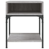 Nachttische Ianula Grau 40x41x50cm (2 St., Sonoma, Holz)