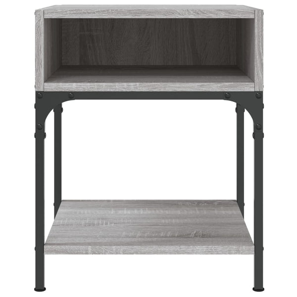 Nachttische Ianula Grau 40x41x50cm (2 St., Sonoma, Holz)