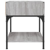 Nachttische Ianula Grau 40x41x50cm (2 St., Sonoma, Holz)