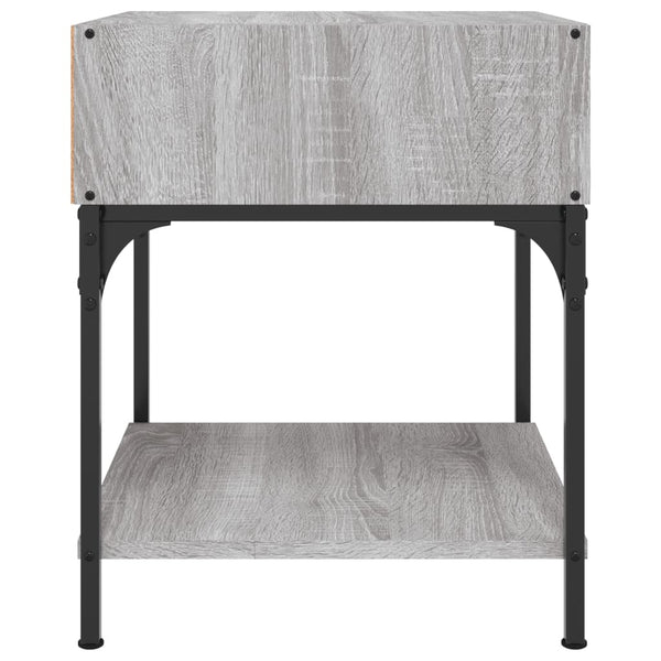 Nachttische Ianula Grau 40x41x50cm (2 St., Sonoma, Holz)