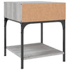 Nachttische Ianula Grau 40x41x50cm (2 St., Sonoma, Holz)