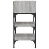 Grauer Nachttisch Fotinica 35x34,5x70cm (2 Stück Sonoma-Holz)