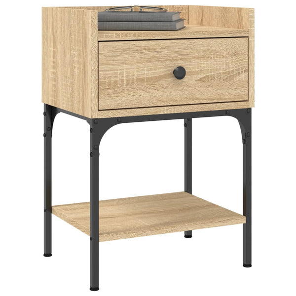 Nachttische Sonoma-Eiche Adreian 40,5x31x60cm (2 Stk., Holz)