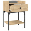 Nachttische Sonoma-Eiche Adreian 40,5x31x60cm (2 Stk., Holz)