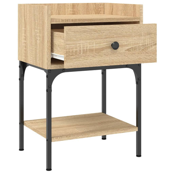 Nachttische Sonoma-Eiche Adreian 40,5x31x60cm (2 Stk., Holz)