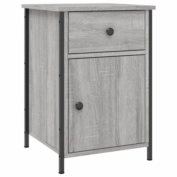 Graue Nachttische Guci 40x42x60cm (2 Stück Sonoma-Holz)