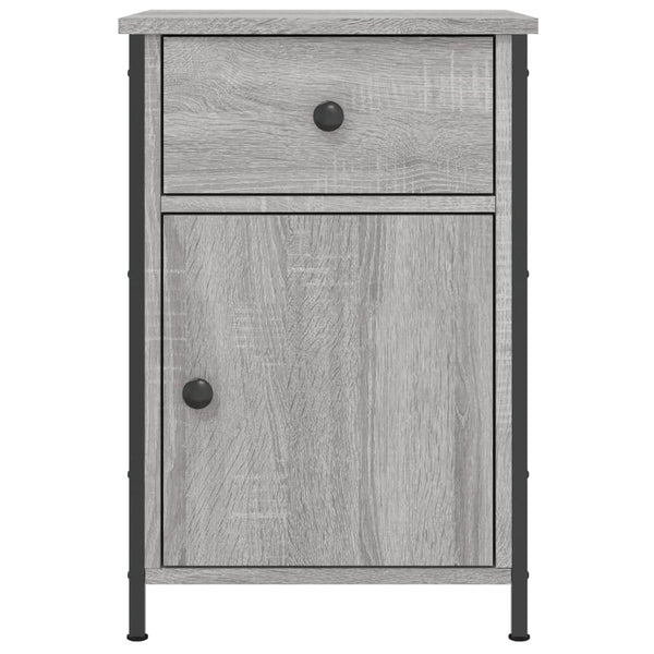 Graue Nachttische Guci 40x42x60cm (2 Stück Sonoma-Holz)
