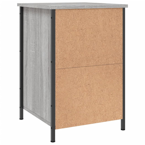 Graue Nachttische Guci 40x42x60cm (2 Stück Sonoma-Holz)