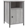 Nachttisch Mucherem Grau 40x42x60cm (Holz)