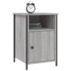 Nachttisch Mucherem Grau 40x42x60cm (Holz)