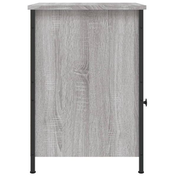 Nachttisch Mucherem Grau 40x42x60cm (Holz)