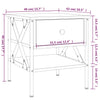 Nachttisch Terteleac aus Sonoma-Eiche 40x42x45cm (Holz)