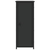 Schwarze Nachttische Rodika 32x42x80cm (2 Stück, Holz)