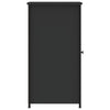 Schwarze Nachttische Rodika 32x42x80cm (2 Stück, Holz)