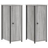 Graue Nachttische Rodika 32x42x80cm (2 Stück Sonoma Holz)