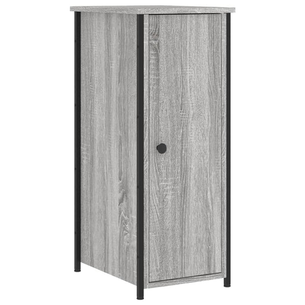 Graue Nachttische Rodika 32x42x80cm (2 Stück Sonoma Holz)