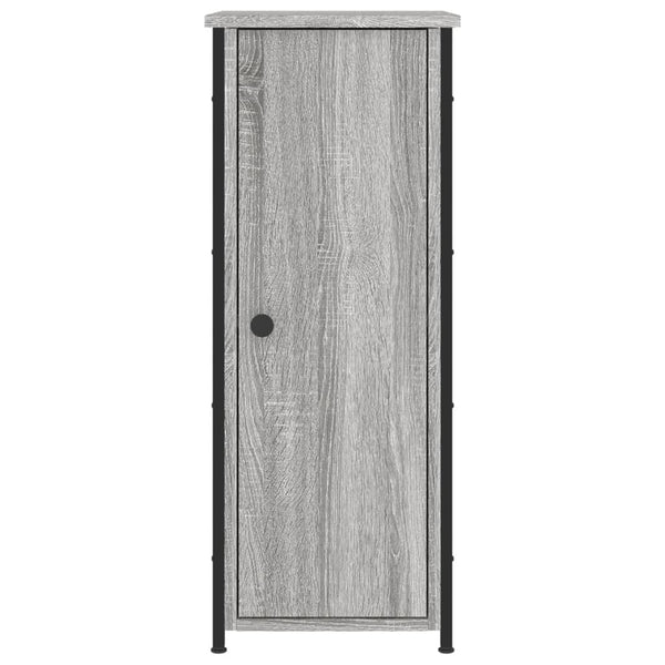Graue Nachttische Rodika 32x42x80cm (2 Stück Sonoma Holz)