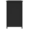 Schwarze Nachttische Litha 40x36x60cm (2 Stück Holz)