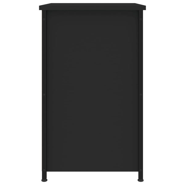 Schwarze Nachttische Litha 40x36x60cm (2 Stück Holz)