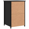 Schwarze Nachttische Litha 40x36x60cm (2 Stück Holz)