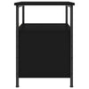 Nachttisch Carpov Schwarz 34x35,5x50cm (Holz)