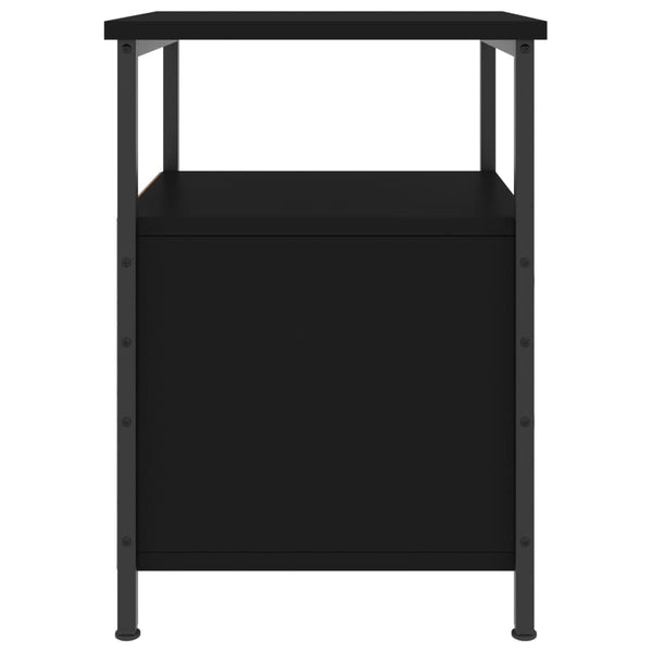 Nachttisch Carpov Schwarz 34x35,5x50cm (Holz)